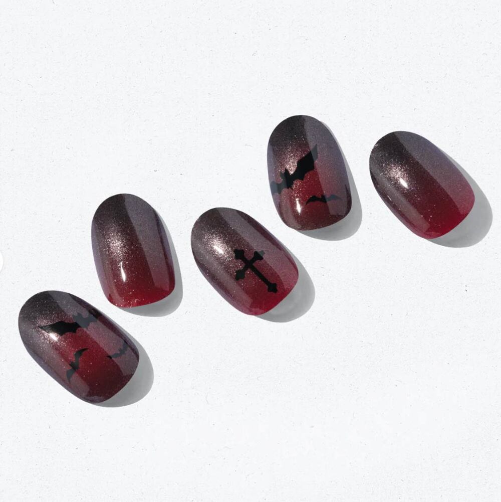 Ohora N Vampire Veil Semi Cured Gel Nail Polish Strips ND-129-J Halloween